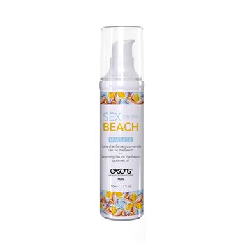 Sex On The Beach - Verwarmende massageolie met smaak - 50 ml