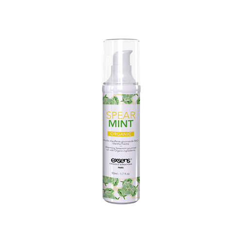 Exsens - Spear Mint - Verwarmende massageolie met smaak - 50 ml