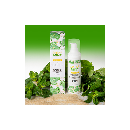 Exsens - Spear Mint - Verwarmende massageolie met smaak - 50 ml