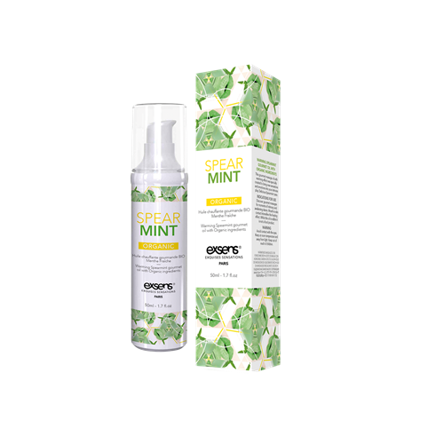 Exsens - Spear Mint - Verwarmende massageolie met smaak - 50 ml