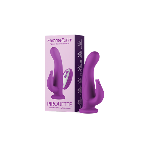 FemmeFunn - Pirouette - Roterende rabbit vibrator met zuignap