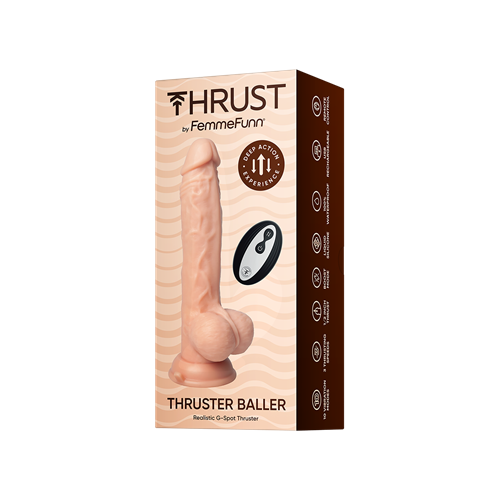 FemmeFunn - Thrust - Thruster Baller - Realistische vibrator met balzak