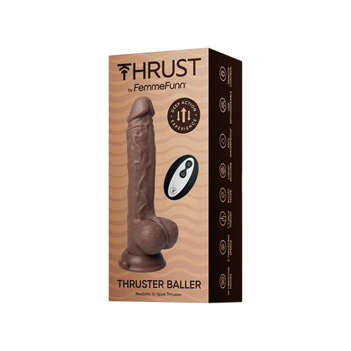 FemmeFunn - Thrust - Thruster Baller - Realistische vibrator met balzak