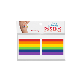 Eetbare Pride Vlag - Tepelstickers (Multi color)