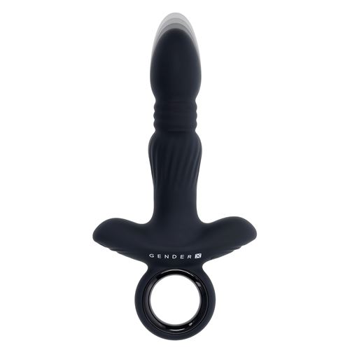 gender-x---slayer---stotende-vibrator-met-ringvormige-greep