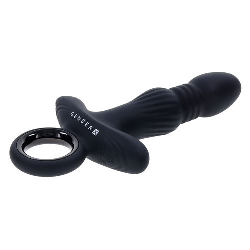 gender-x---slayer---stotende-vibrator-met-ringvormige-greep