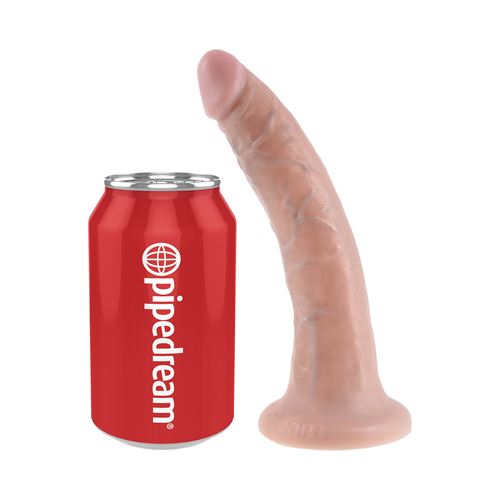 king-cock---dildo-met-zuignap---18-cm