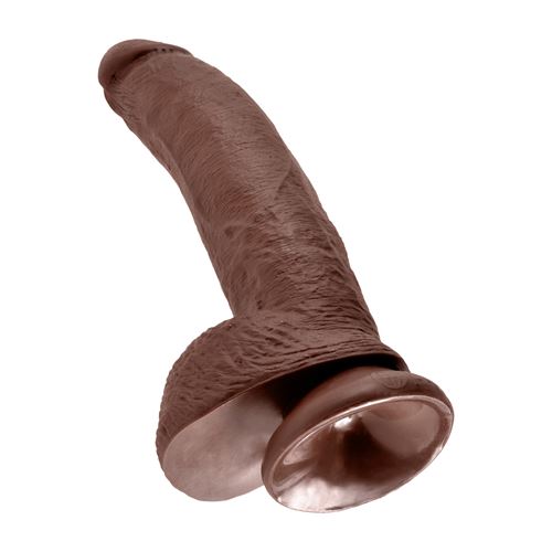 king-cock---dildo-met-zuignap-en-ballen---23-cm