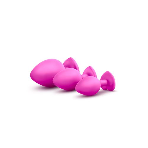 luxe-by-blush---bling-plugs---3-delige-buttplugset-met-siersteen