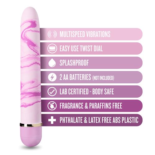 the-collection---blueberry-haze---klassieke-vibrator-met-marmer-look