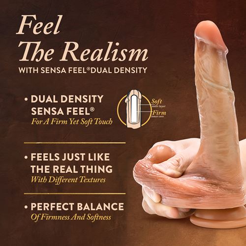 renaissance-davinci-8-inch-sliding-foreskin-dildo-with-squeezable-balls-tan