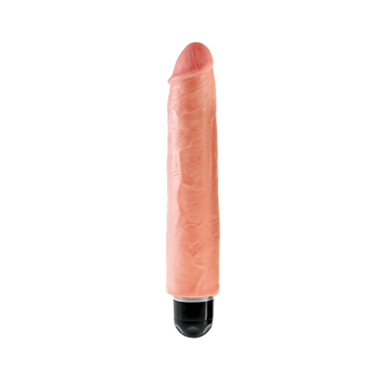 King Cock - Realistische vibrerende dildo - 25 cm (Huidroze)