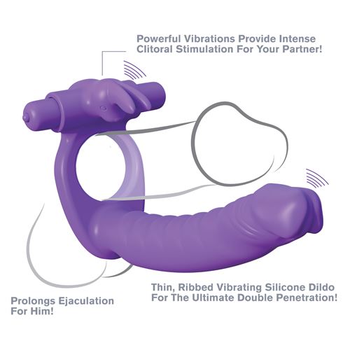 fantasy-c-ringz-silicone-double-penetrator-rabbit-purple