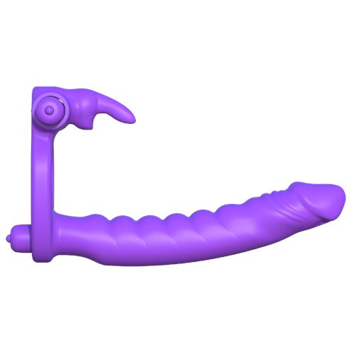 fantasy-c-ringz-silicone-double-penetrator-rabbit-purple