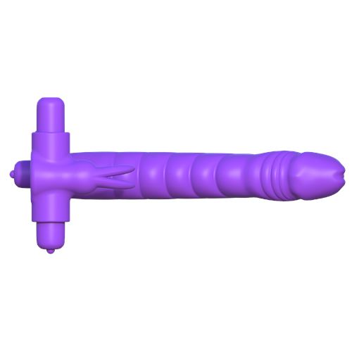 fantasy-c-ringz-silicone-double-penetrator-rabbit-purple