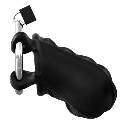 fantasy-c-ringz-extreme-silicone-cock-blocker-black