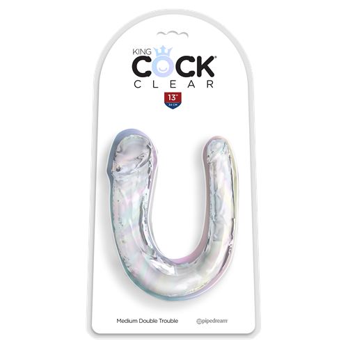 king-cock-clear-medium-double-trouble-clear