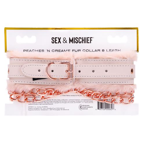 peaches-n-creame-fur-collar-leash