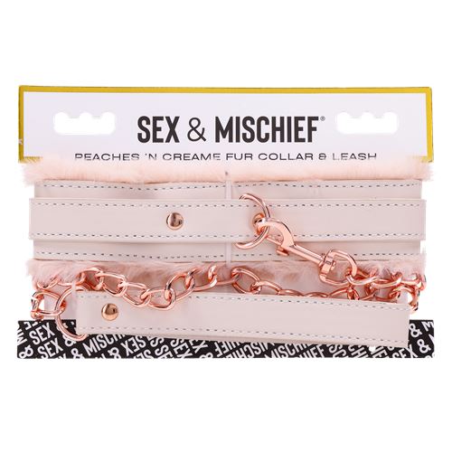 peaches-n-creame-fur-collar-leash