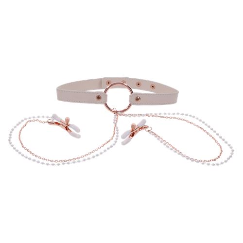 peaches-n-creame-collar-with-nipple-clamps