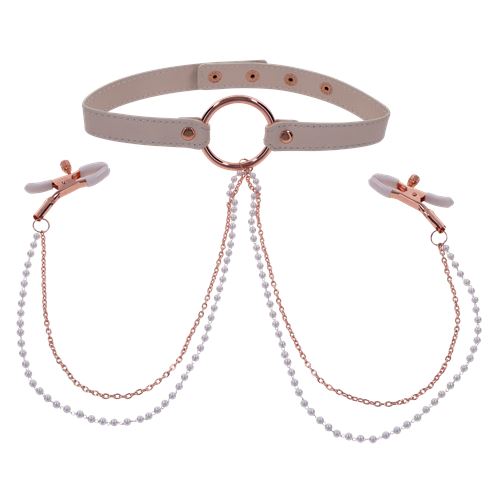 peaches-n-creame-collar-with-nipple-clamps