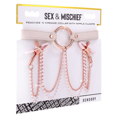 peaches-n-creame-collar-with-nipple-clamps