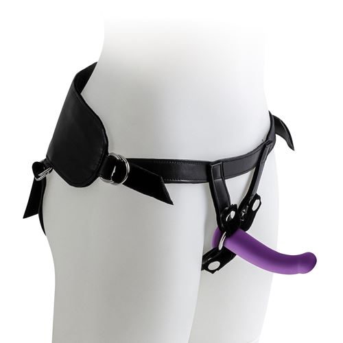 virgite-universal-harness-with-purple-dildo-size-s-purple