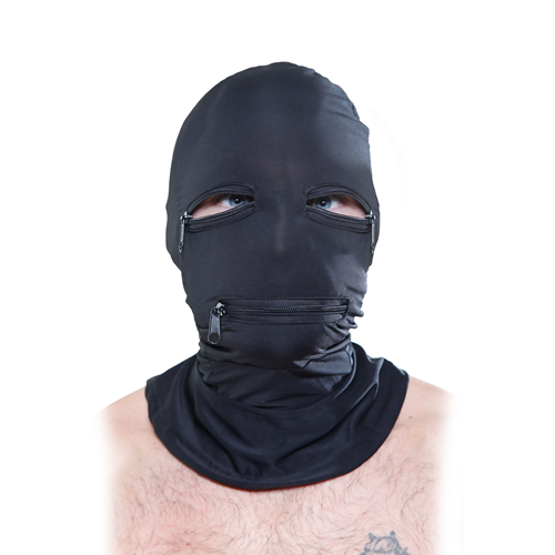 Fetish Fantasy - Zipper Face - Spandex met ritsen