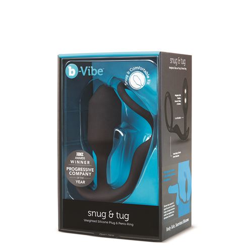 b-vibe---snug-tug---verzwaarde-anaalplug-met-cockring