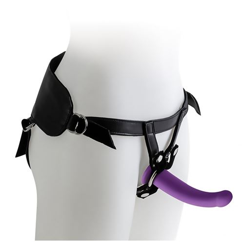 virgite-universal-harness-with-purple-dildo-size-m-purple