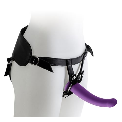 virgite-universal-harness-with-purple-dildo-size-l-purple