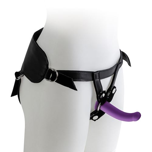 virgite-universal-harness-with-purple-dildo-set-sizes-s-m-l-purple