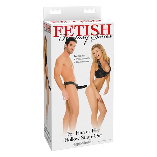 Fetish Fantasy Series - Unisex holle strapon - 15 cm