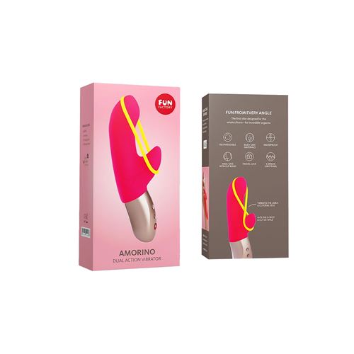 Fun Factory - Amorino - Duo vibrator met labia stimulatie