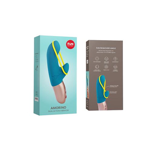 Fun Factory - Amorino - Duo vibrator met labia stimulatie